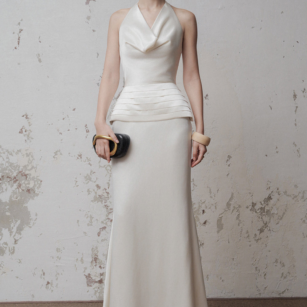 Anou Cowl Maxi Dress - MEAN BLVD