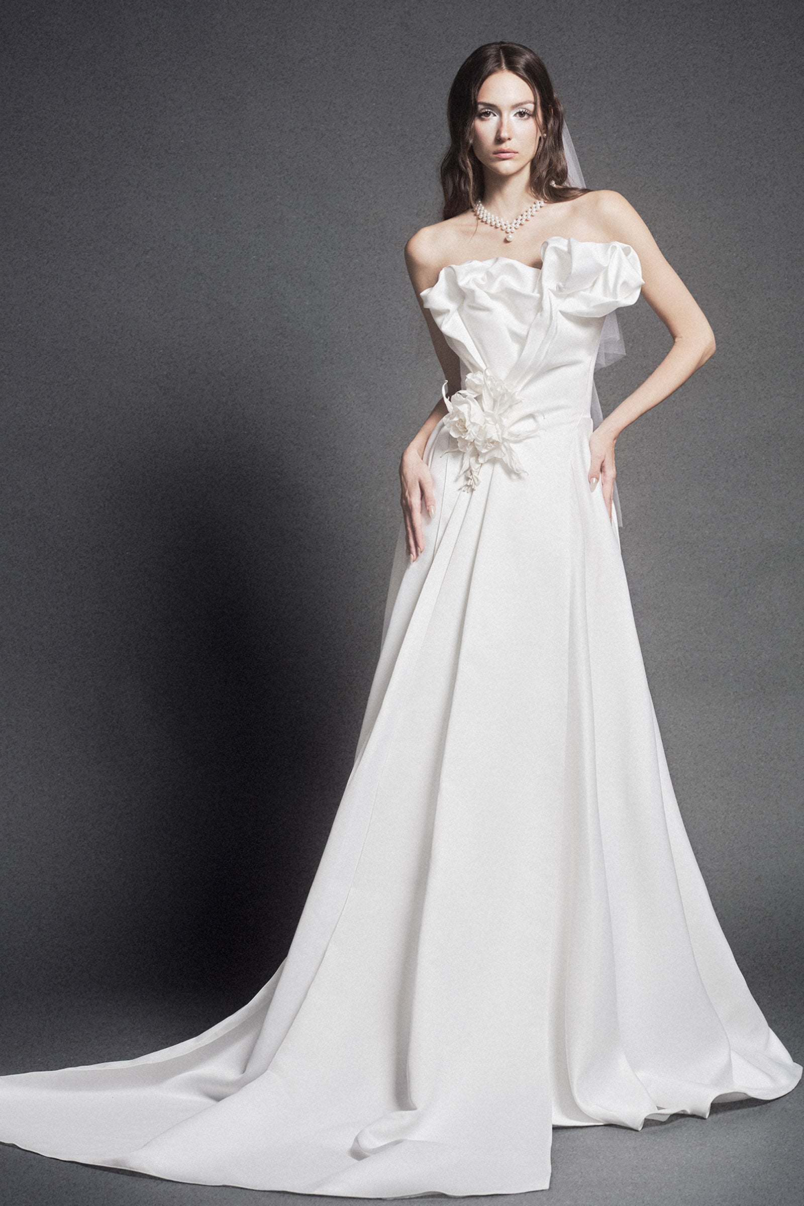 antoinette maxi dress Women's Antoinette Applique Maxi Dress XS/S/M/L/XL/Customize White MEAN BLVD