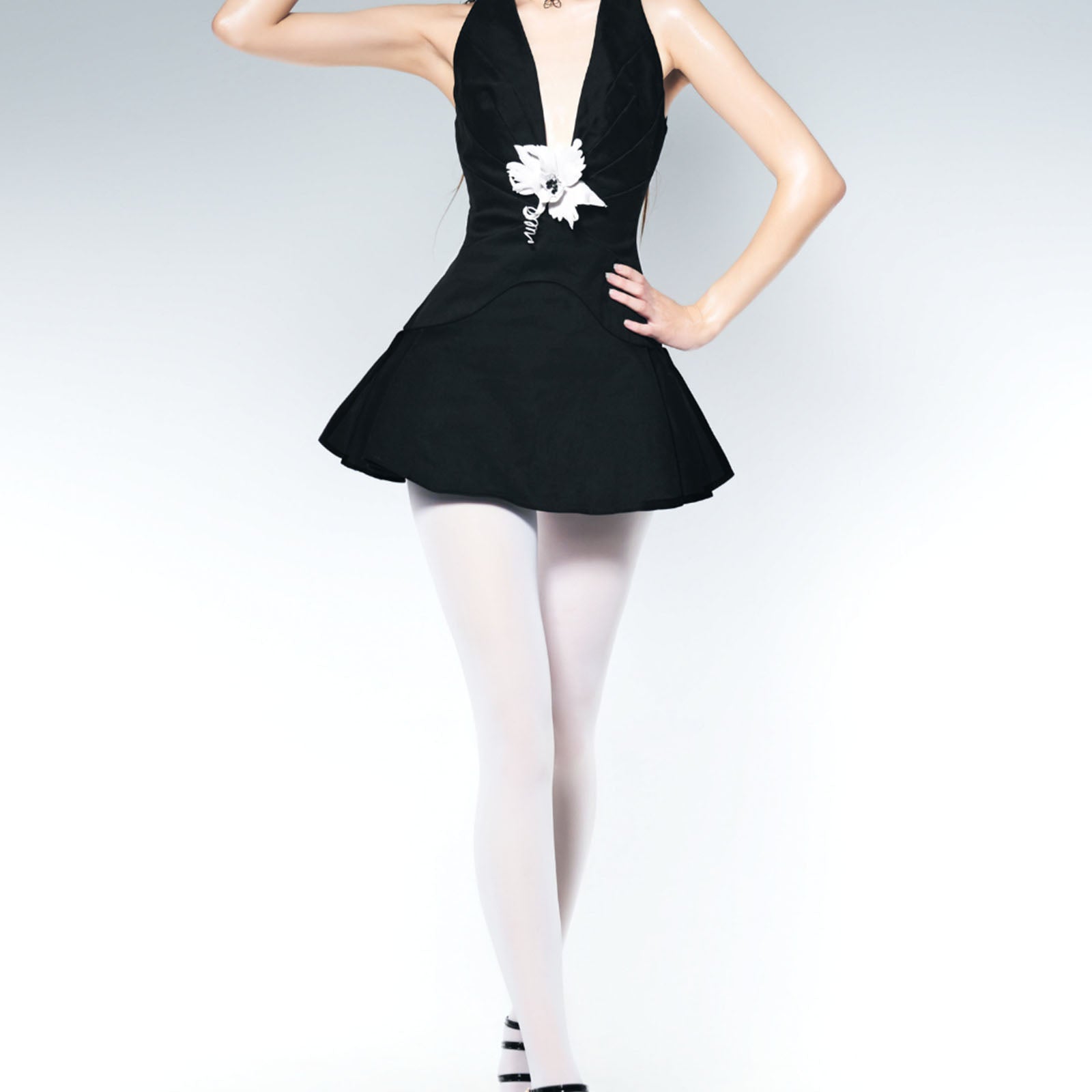 Aphrodite Halter Mini Dress - MEAN BLVD