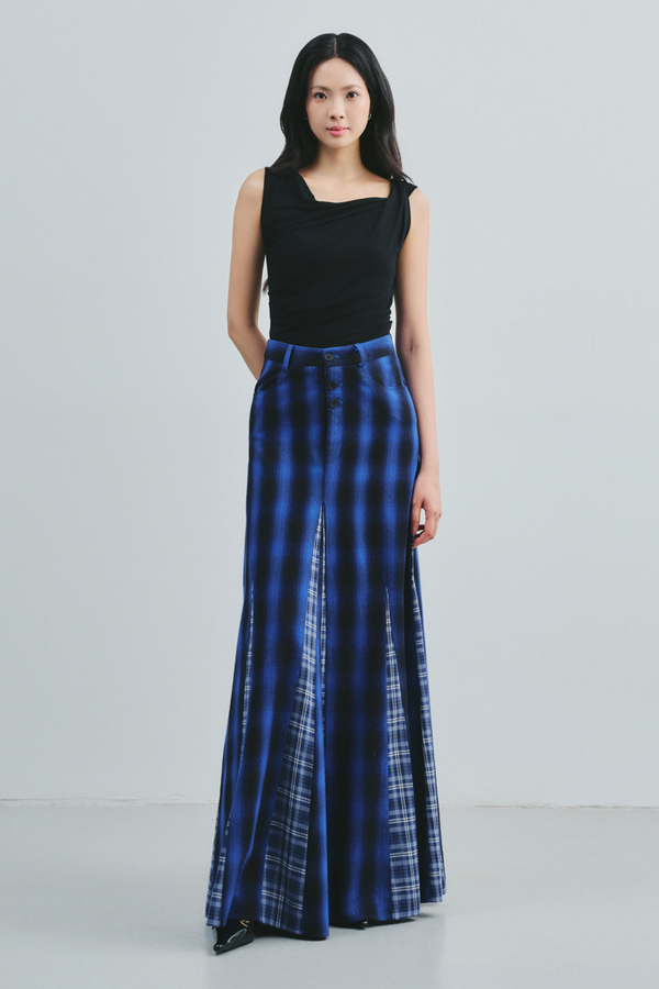 Areli Asymmetric Neck Draped Top - MEAN BLVD