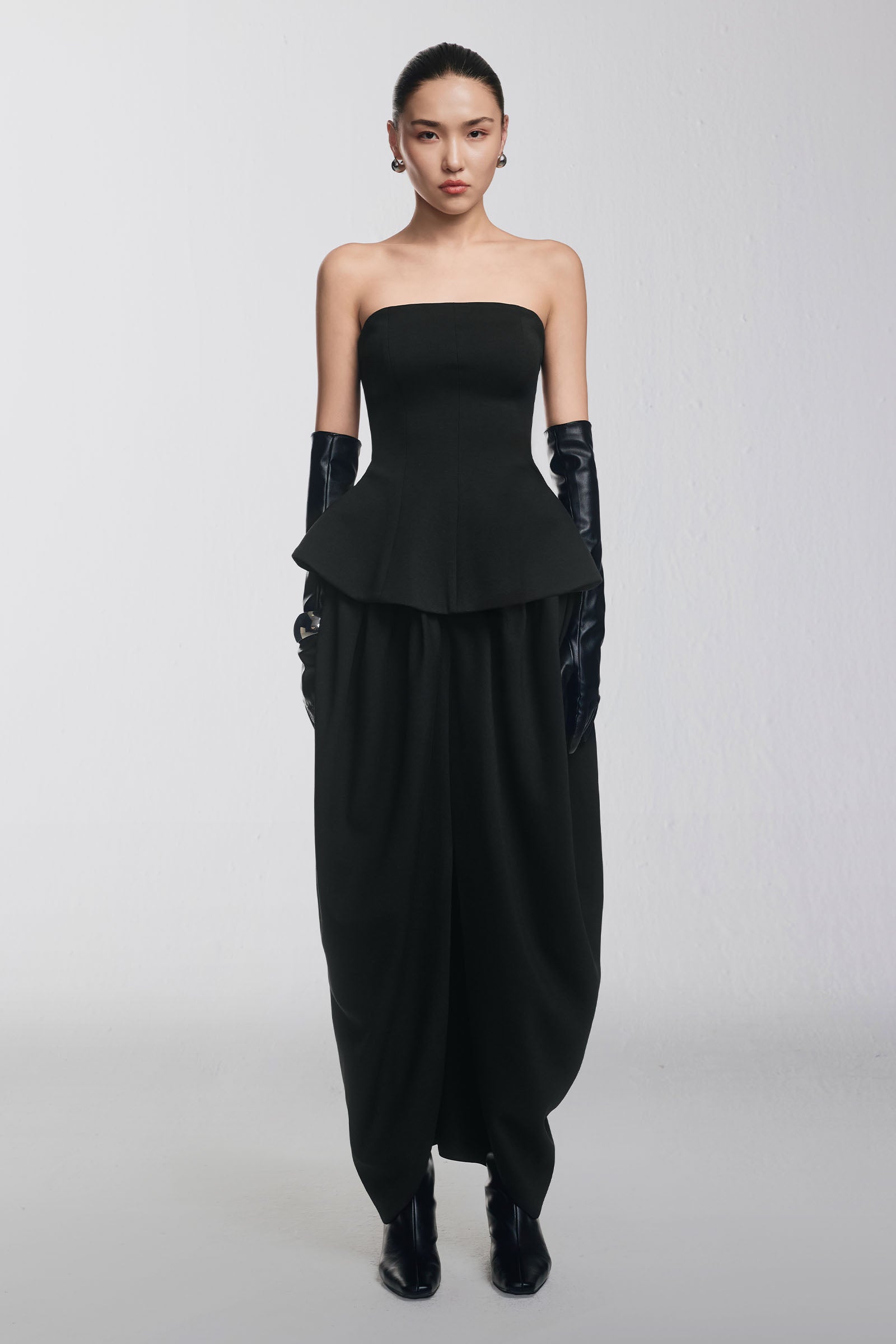 Aria Cocoon Draped Skirt - MEAN BLVD