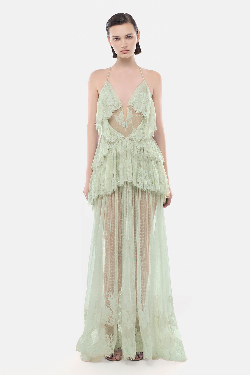 Aria Halter Maxi Dress - MEAN BLVD