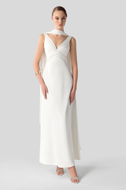 Aria V-Neck Maxi Dress - MEAN BLVD