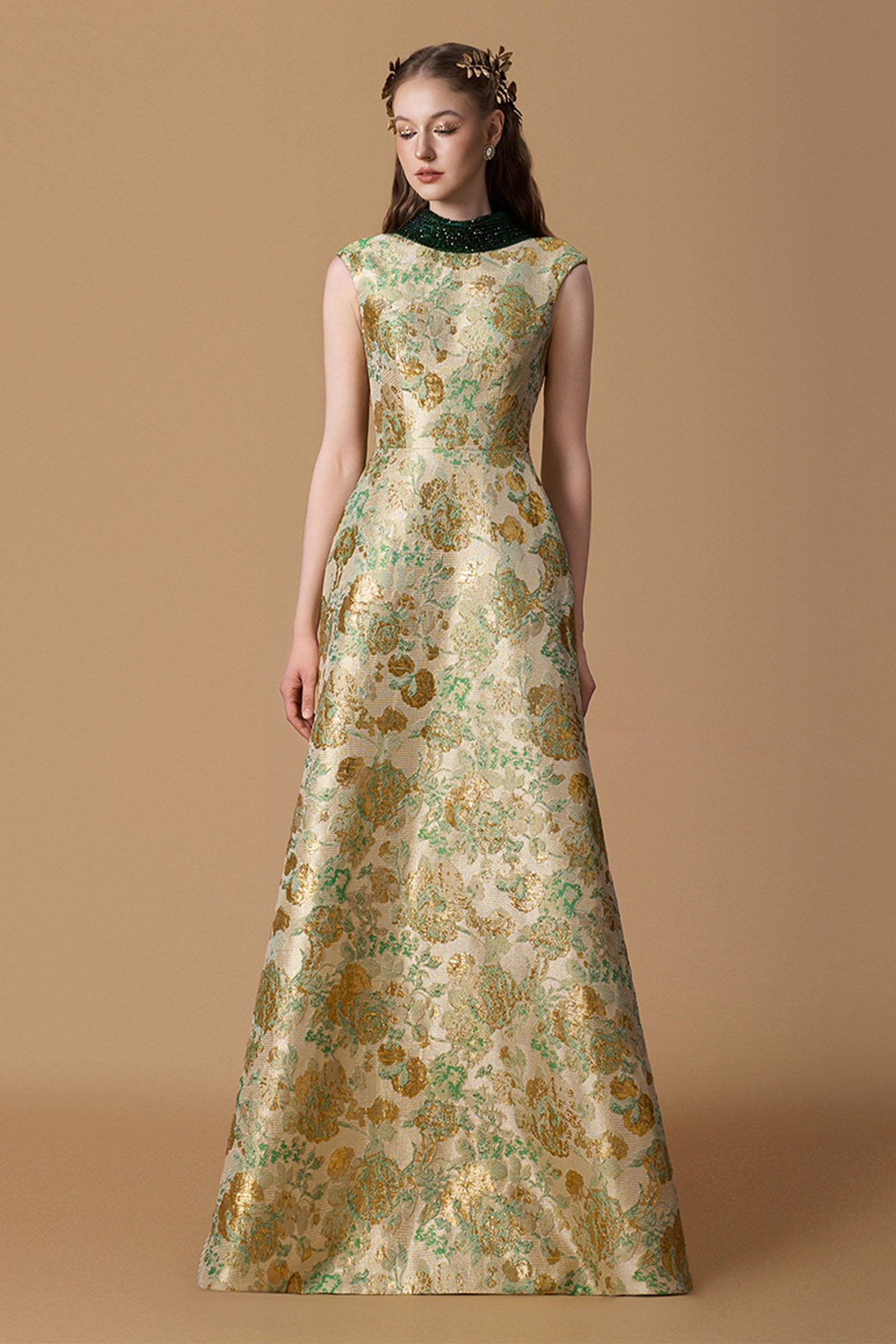 Aris Jacquard Maxi Dress - MEAN BLVD