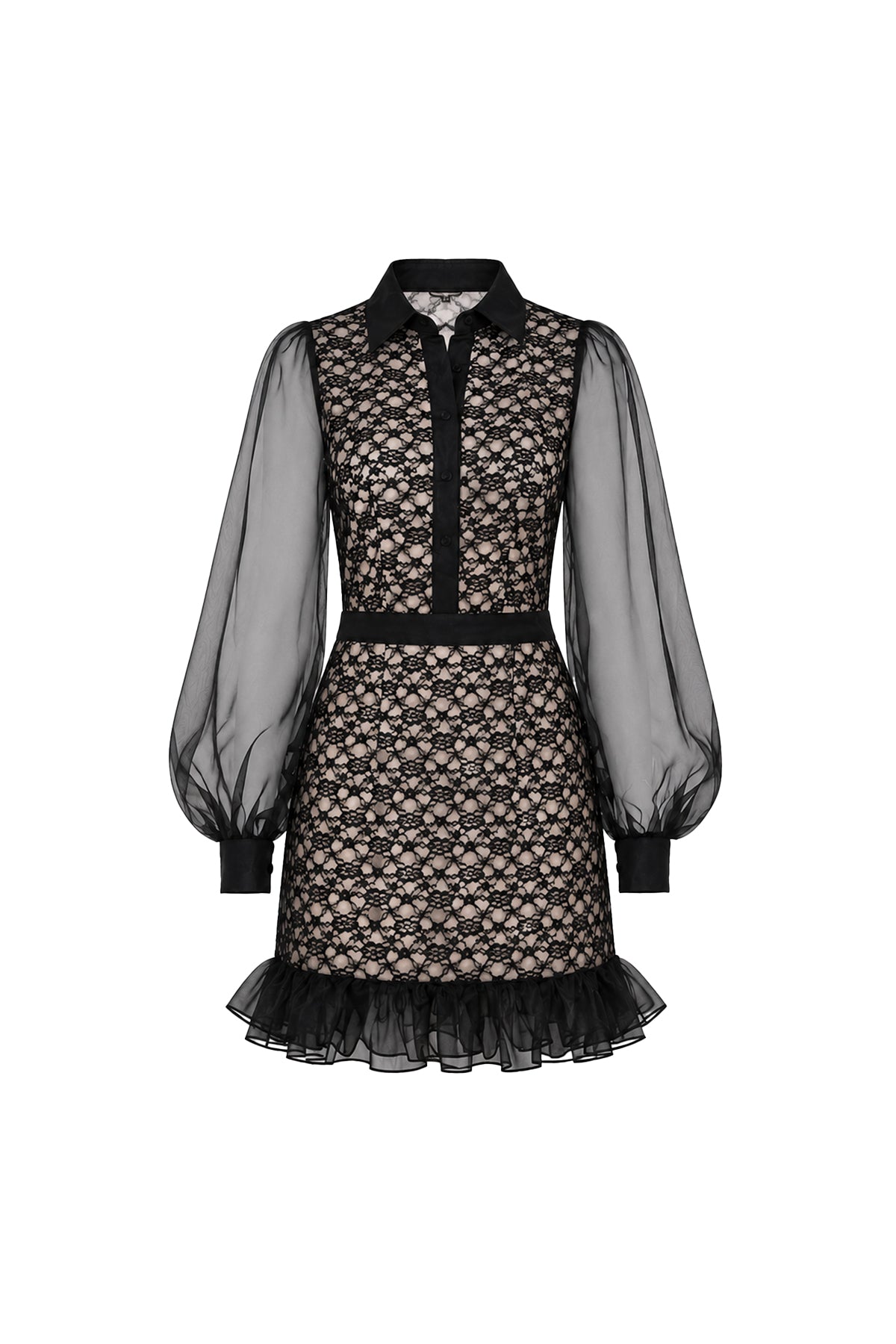 arwen black dress Women's Bishop Sleeve Mini XS/S/M/L/XL/Customize MEAN BLVD Color:Mint