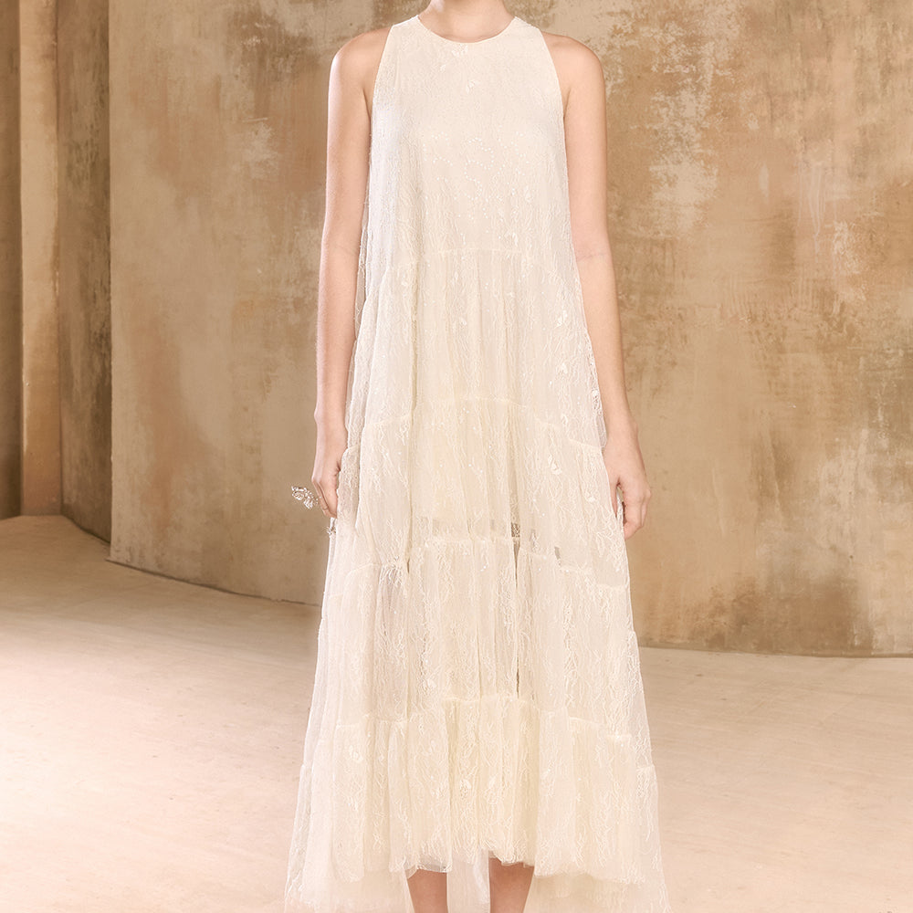 Ashi Shirring Midi Dress - MEAN BLVD
