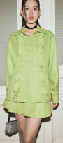 Ashley Ruffle Shirt - MEAN BLVD