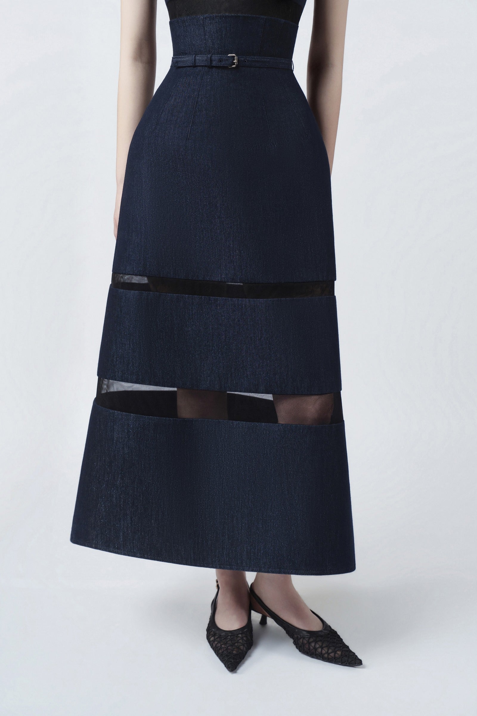 Astrid Square Neck Midi Dress