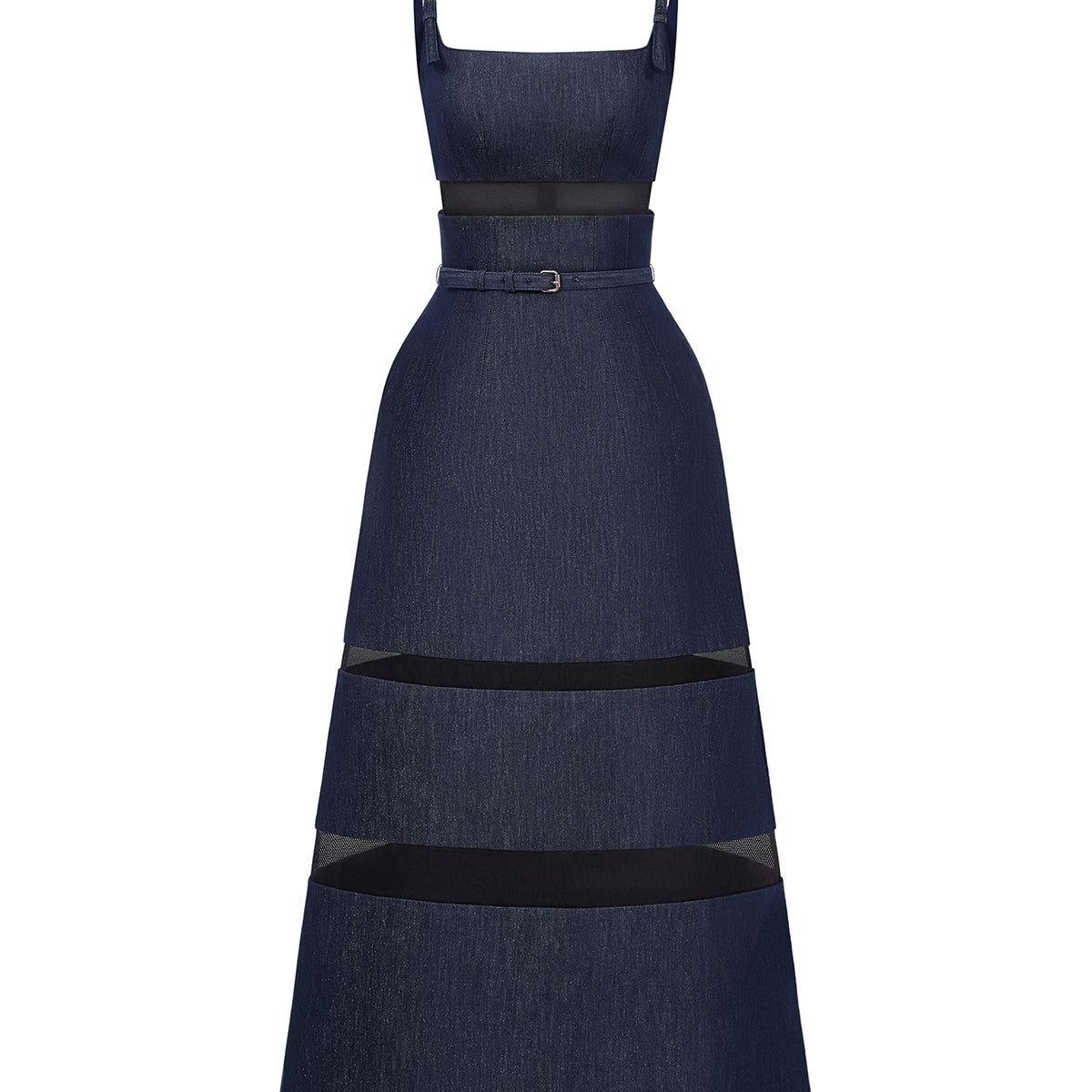 Astrid Square Neck Midi Dress - MEAN BLVD
