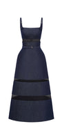Astrid Square Neck Midi Dress - MEAN BLVD