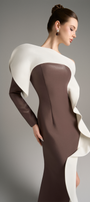 Athena One Long Sleeve Maxi Dress With High Split 3