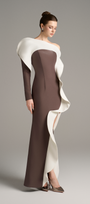 Athena One Long Sleeve Maxi Dress With High Split 5
