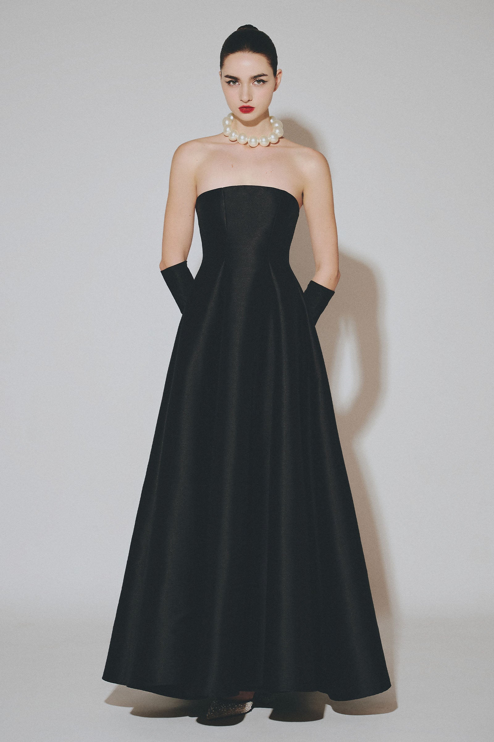 Athena Straight Across Maxi Dress - MEAN BLVD