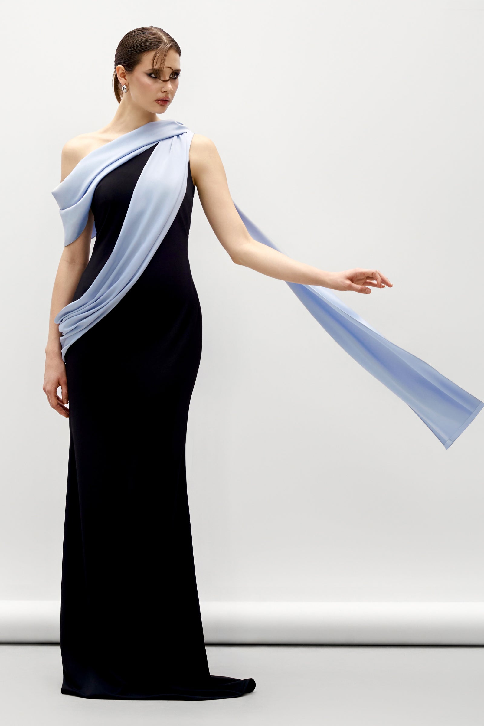 Atropos Draped Maxi Dress - MEAN BLVD