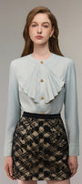Aube Pleated Shirt - MEAN BLVD