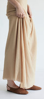 Audrey Off-Shoulder Draped Maxi Dress - MEAN BLVD