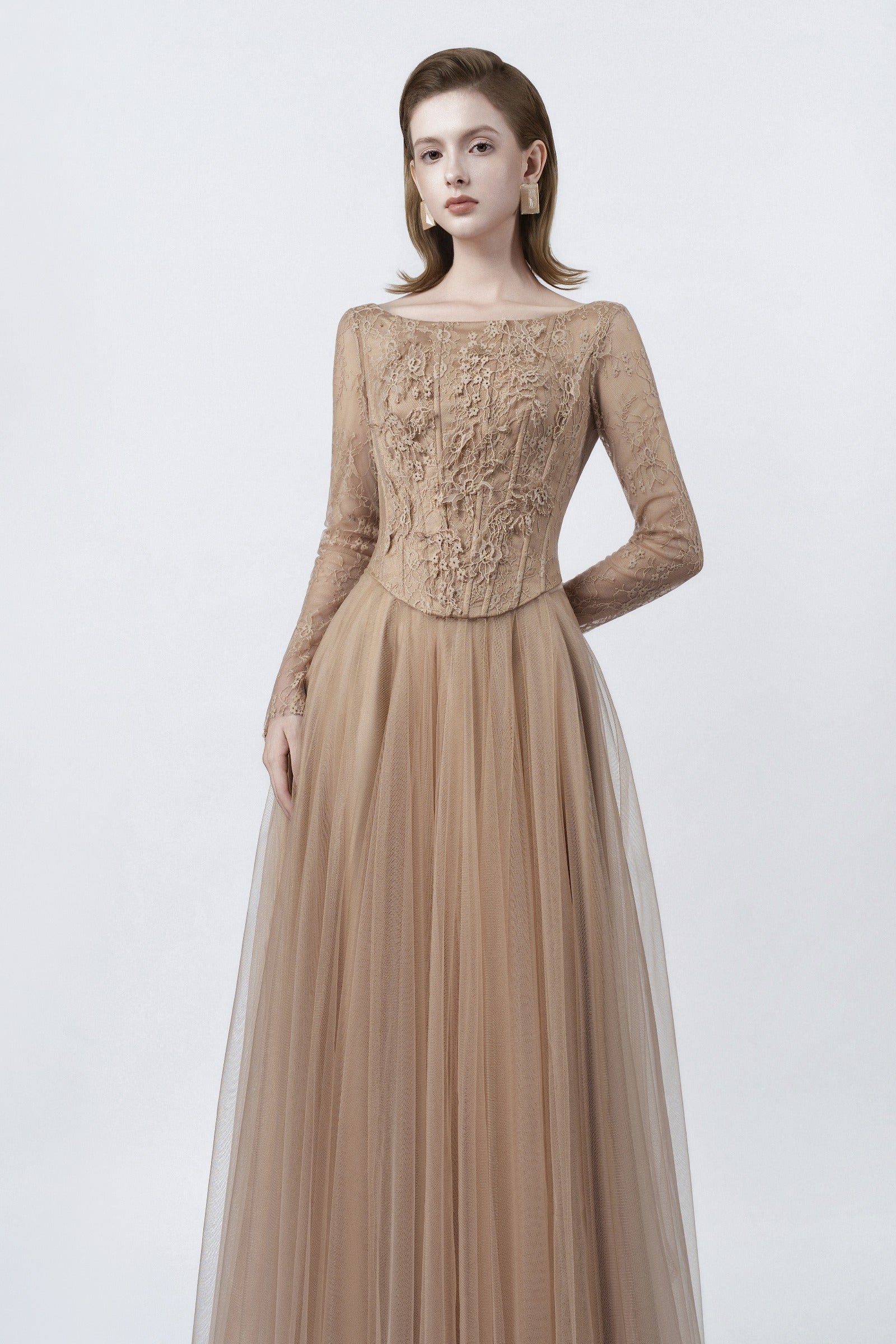 Augusta Boat Neck Maxi Dress