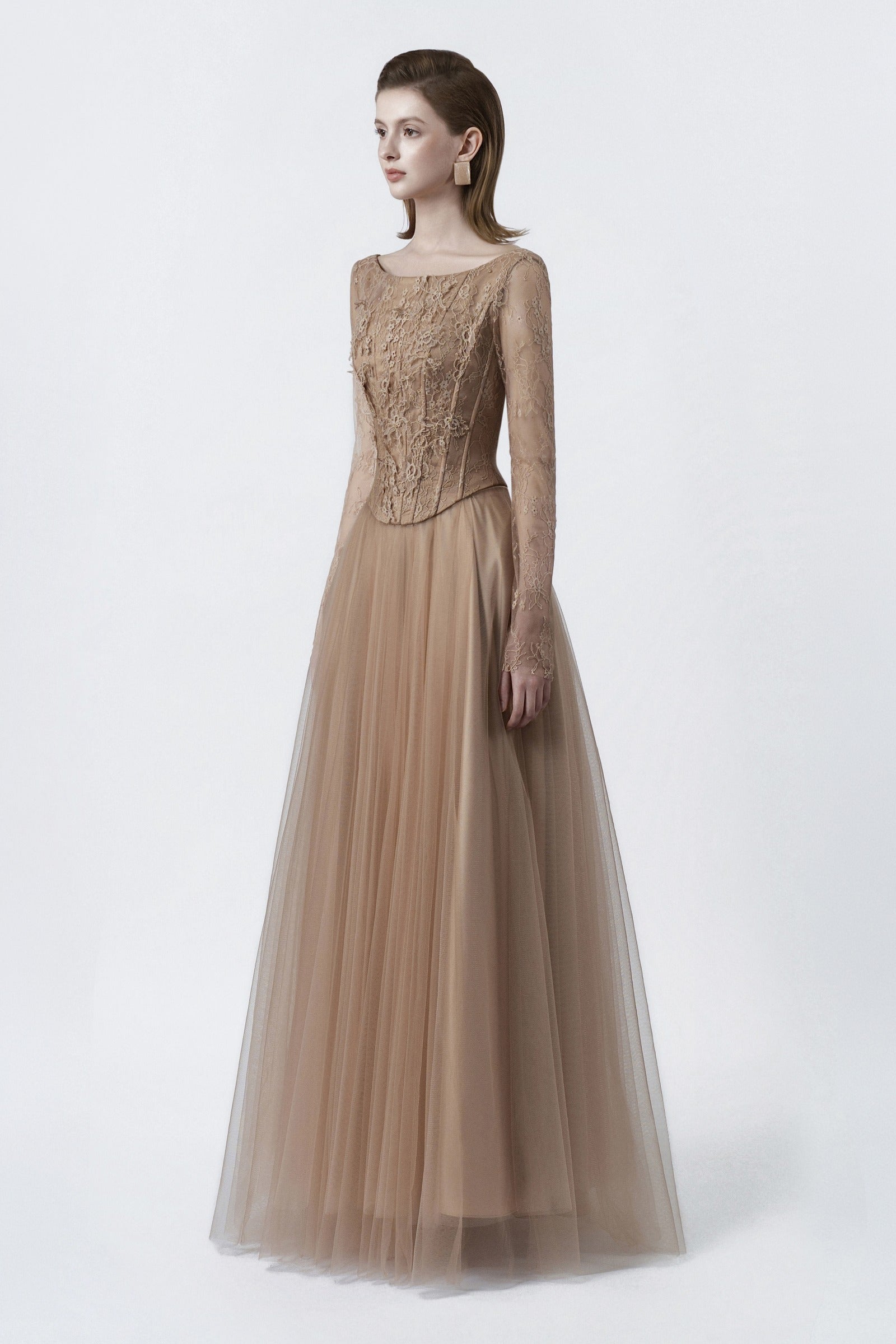 Augusta Boat Neck Maxi Dress