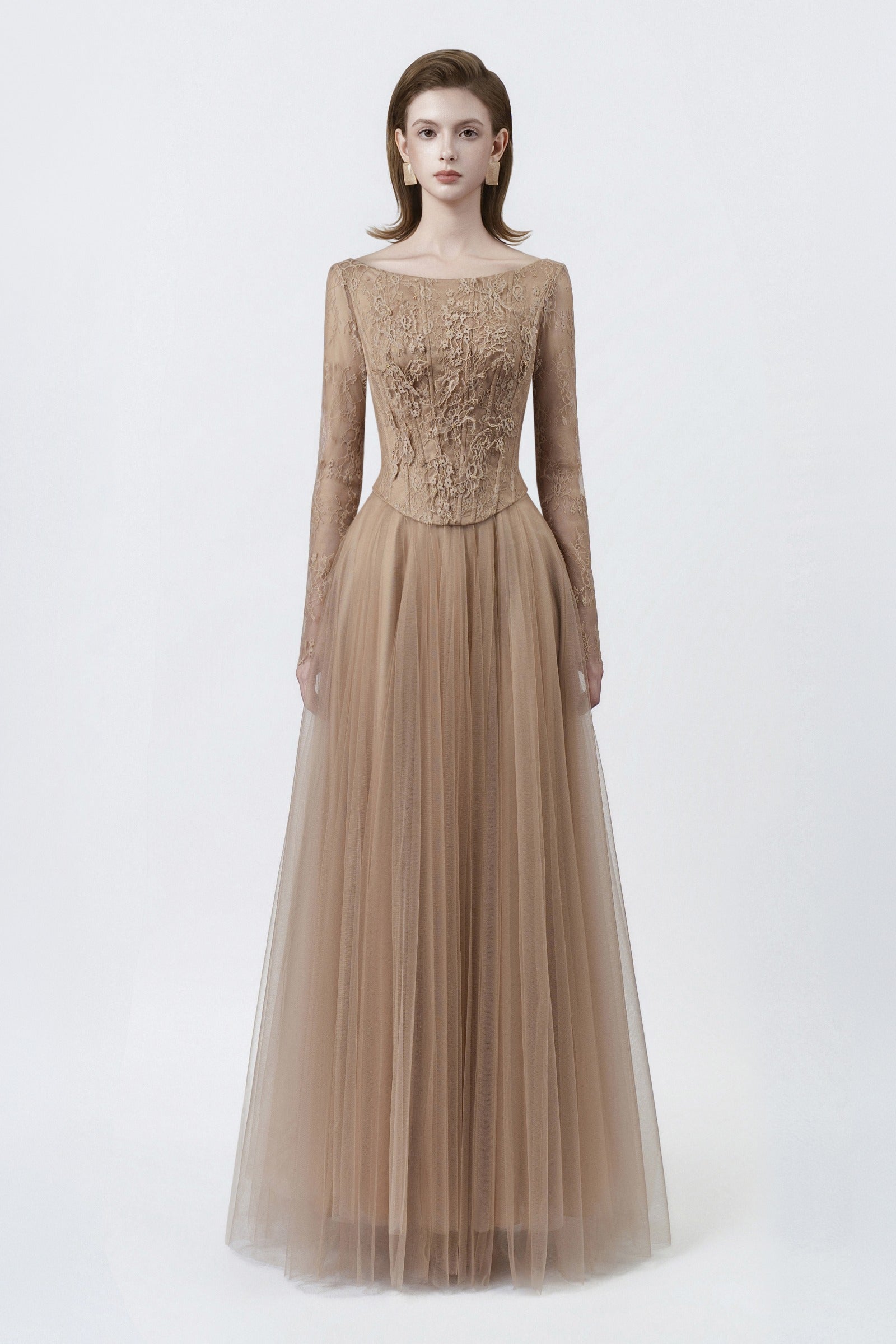Augusta Boat Neck Maxi Dress