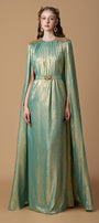Aural Cape Sleeve Maxi Dress - MEAN BLVD