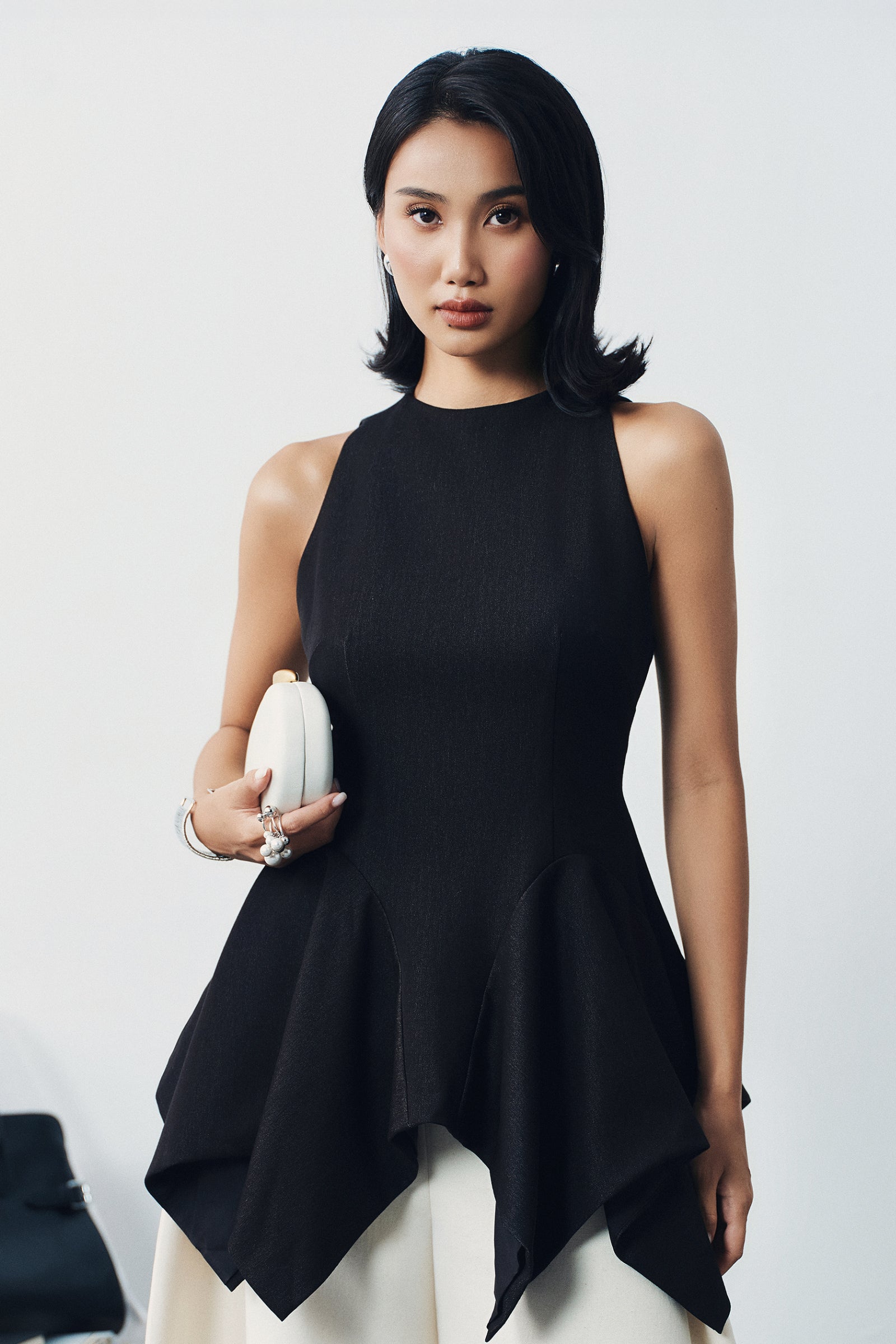 Aure High Neck Top - MEAN BLVD