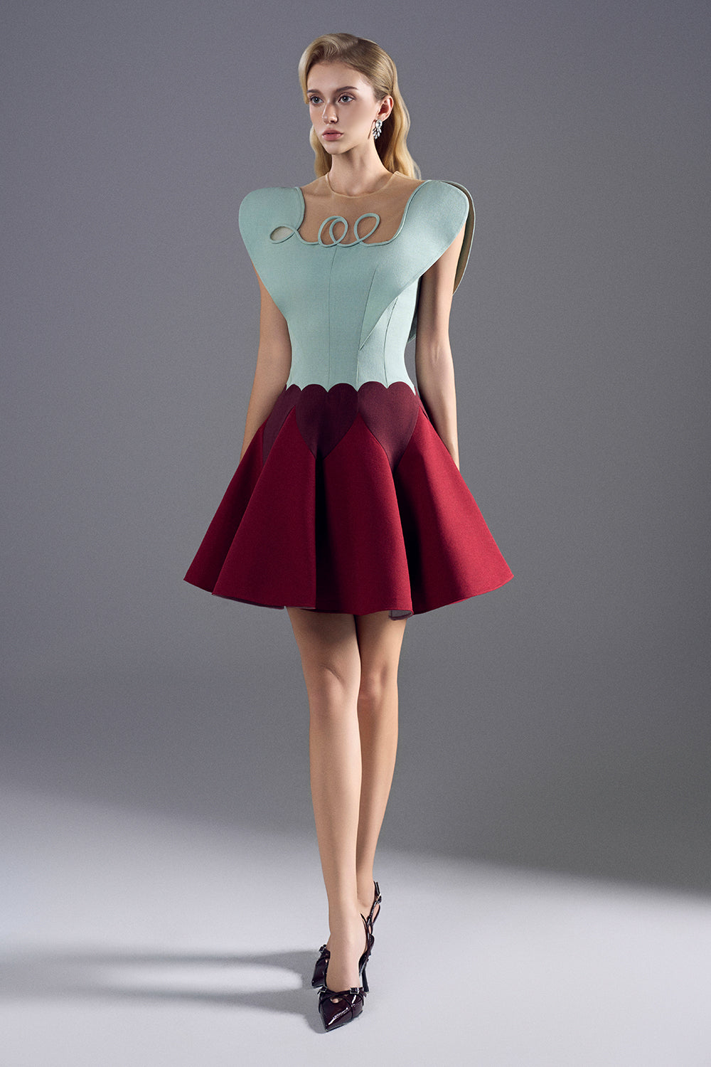 illusion mini dress 3D Illusion Mini Dress