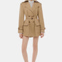 Aurelie Collared Button Mini Dress - MEAN BLVD
