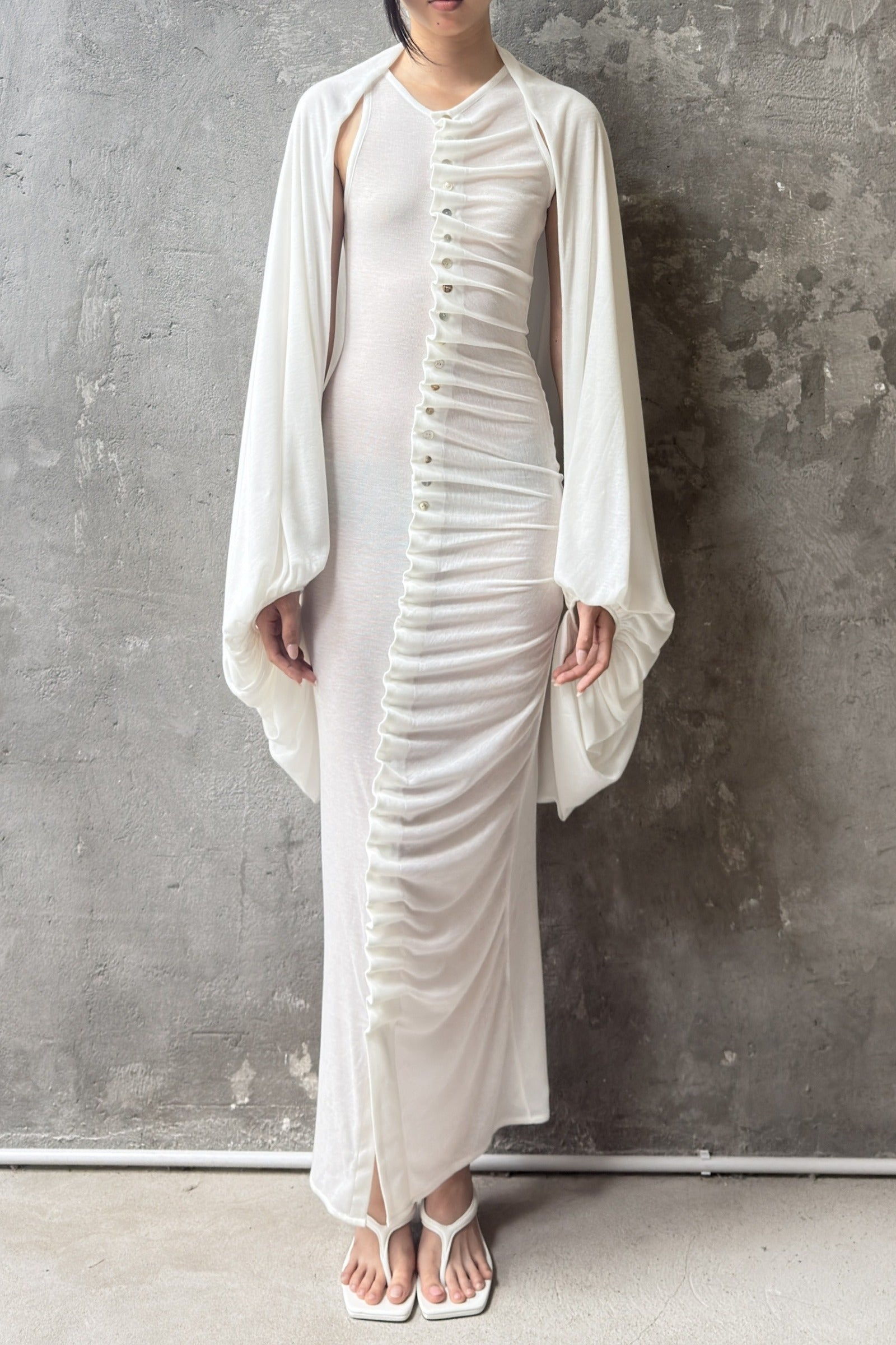 Aurelin Button Maxi Dress - MEAN BLVD