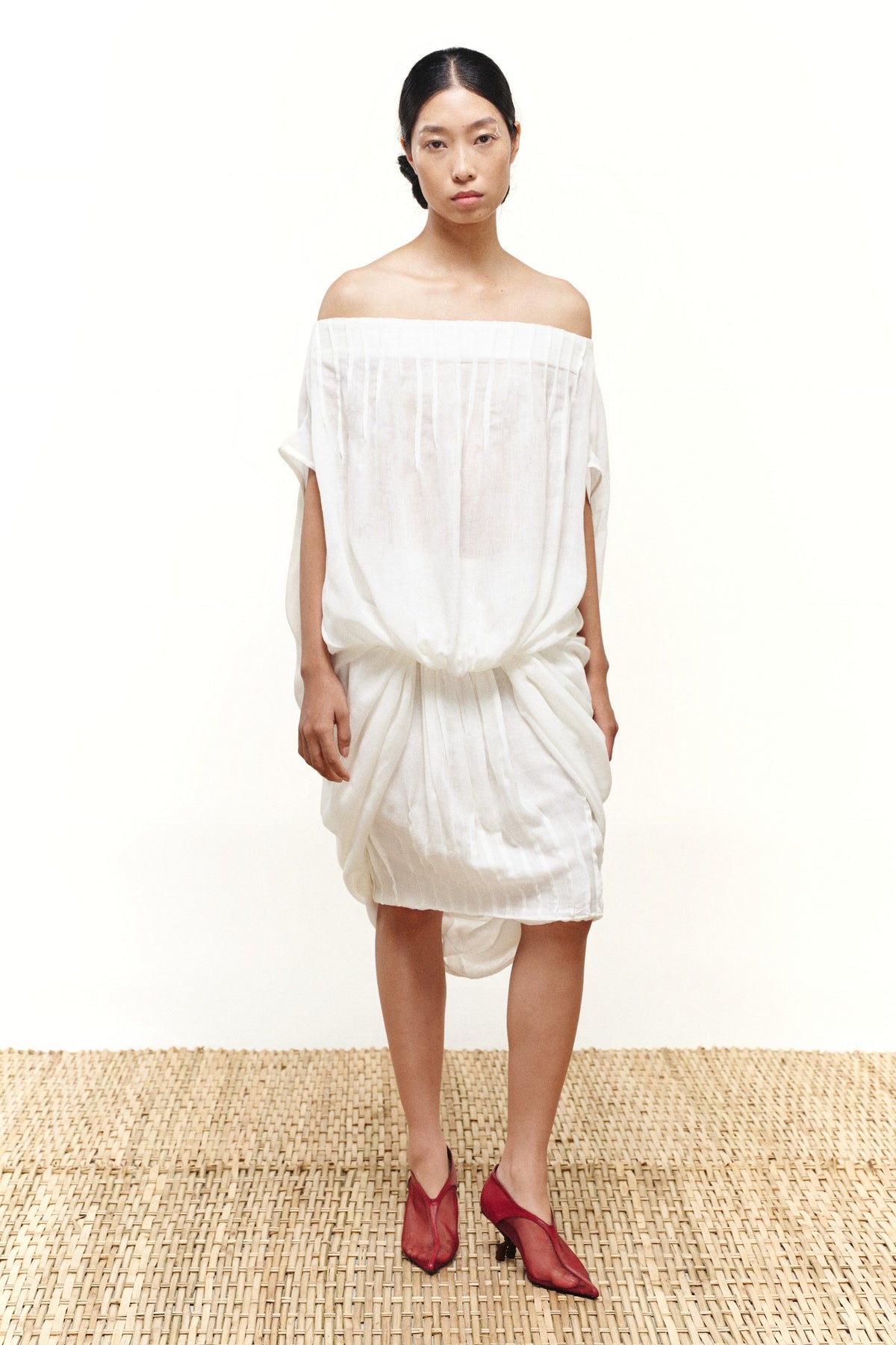Aurelis Off-Shoulder Midi Dress - MEAN BLVD