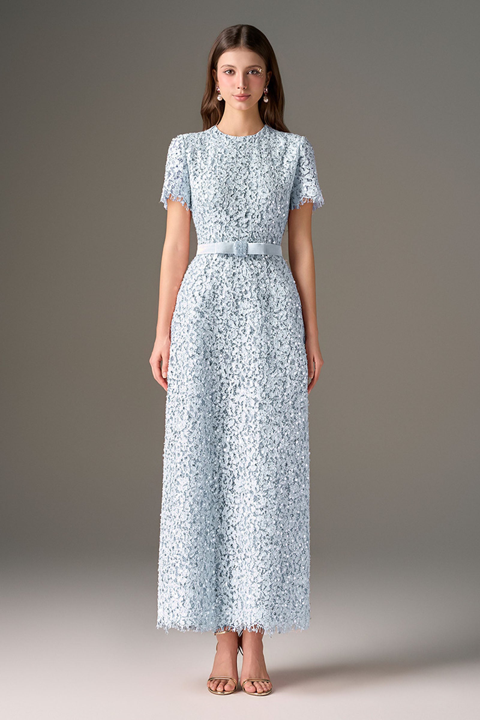 Auri Round Neck Maxi Dress - MEAN BLVD