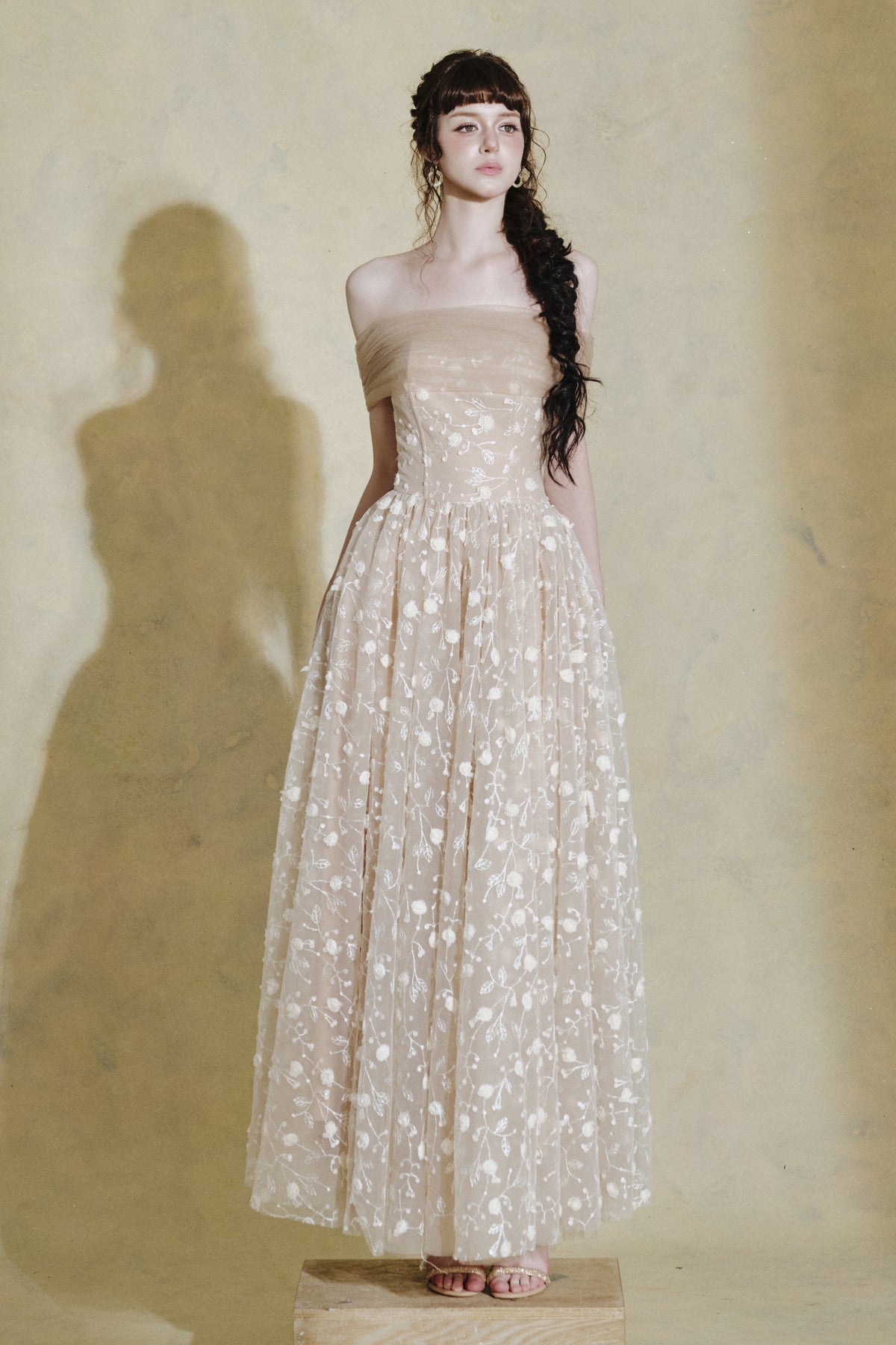 Aurora Off-Shoulder Maxi Dress - MEAN BLVD