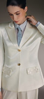 Avelia Notched Lapel Blazer - MEAN BLVD