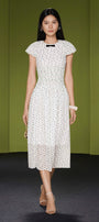 Avelisse Shirring Midi Dress - MEAN BLVD