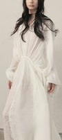 Aven Ruched Maxi Dress - MEAN BLVD