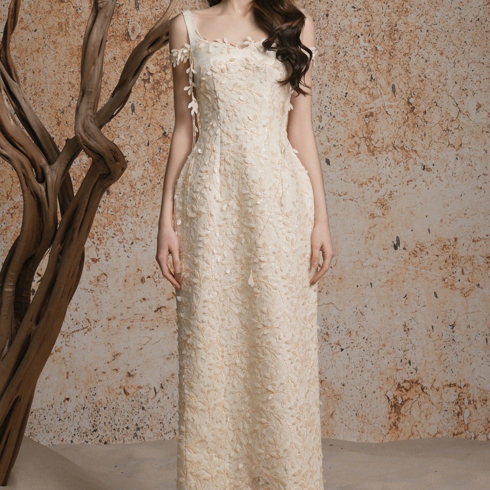 Anna Applique Maxi Dress