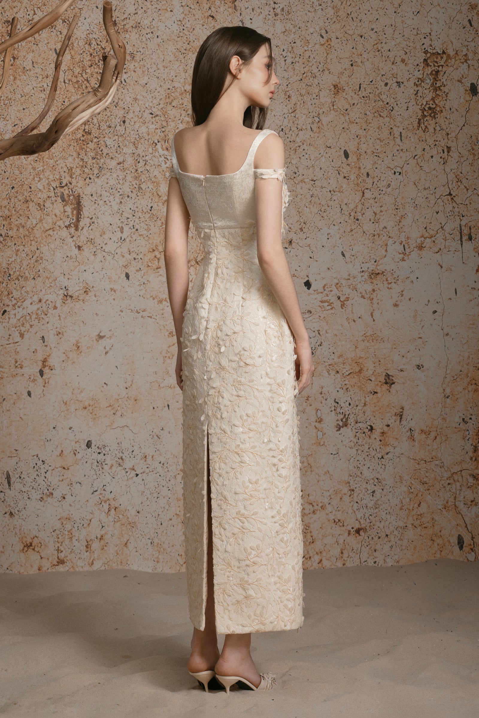Anna Applique Maxi Dress