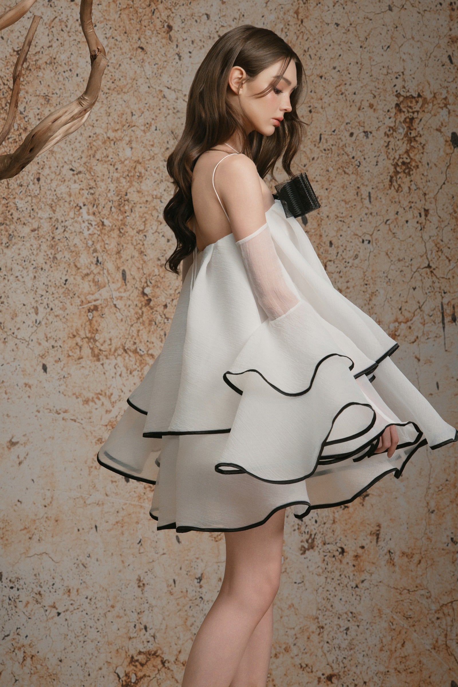 Alina Babydoll Mini Dress