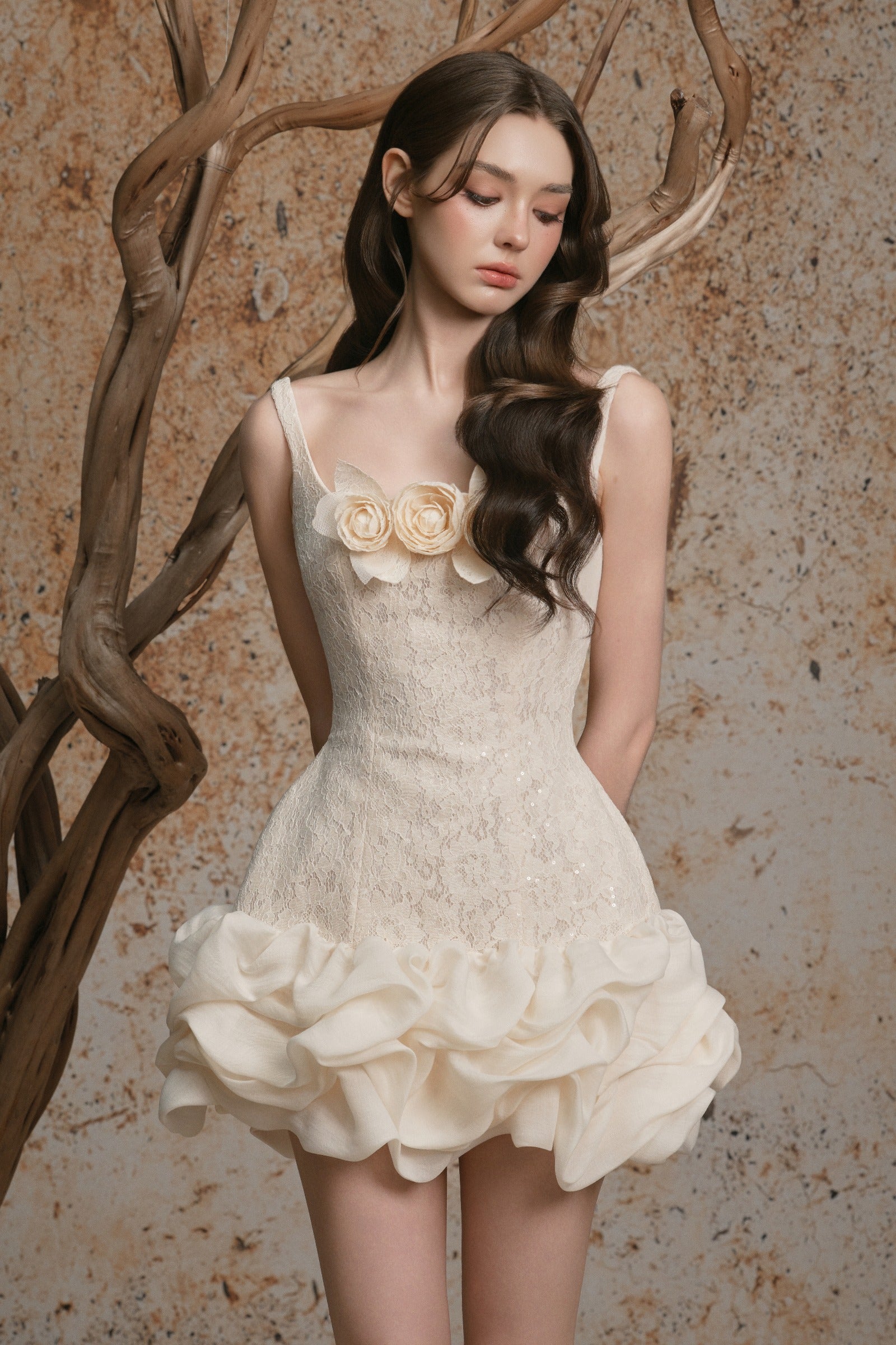 Blossom Bubble Mini Dress