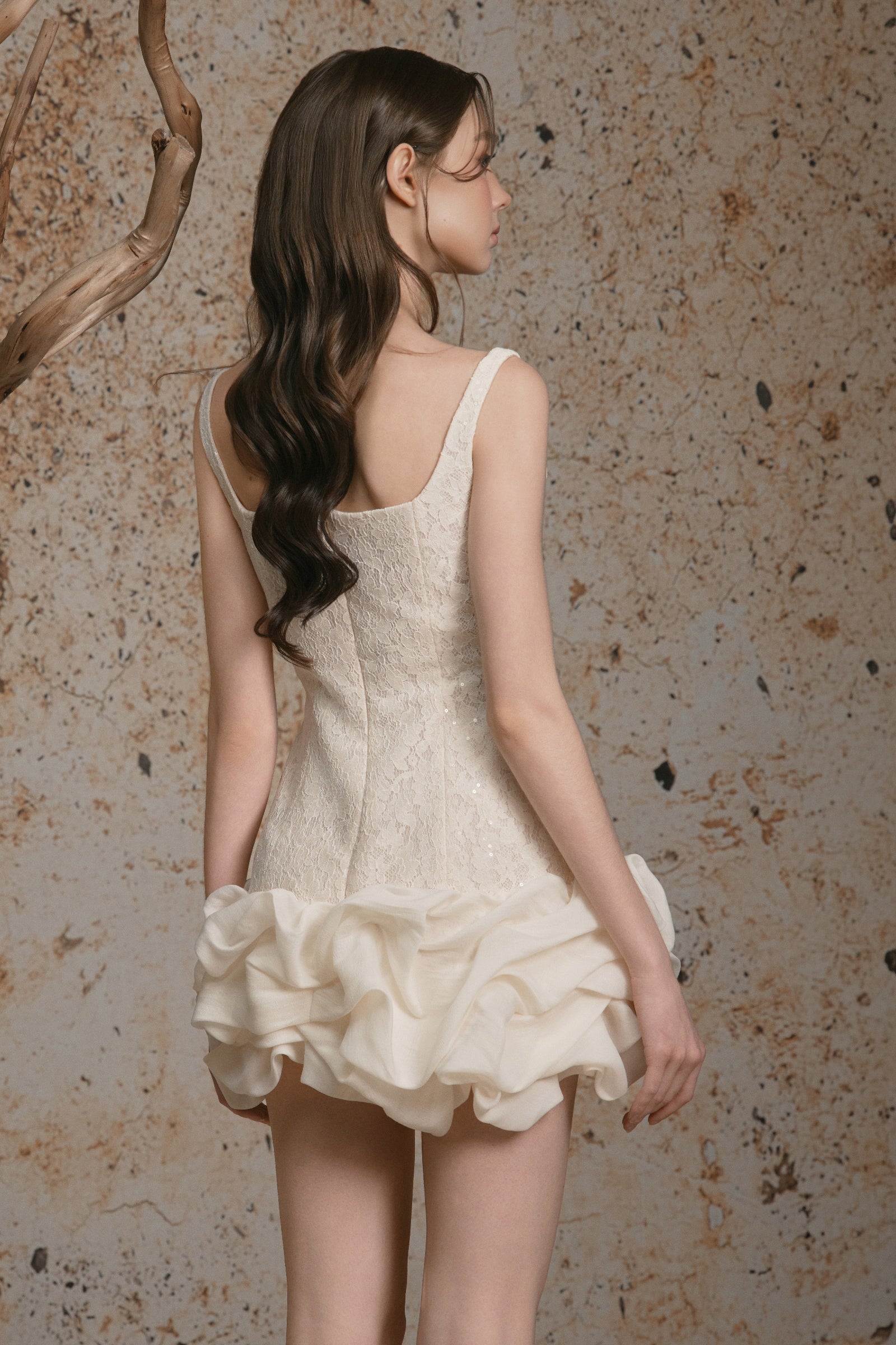 Blossom Bubble Mini Dress