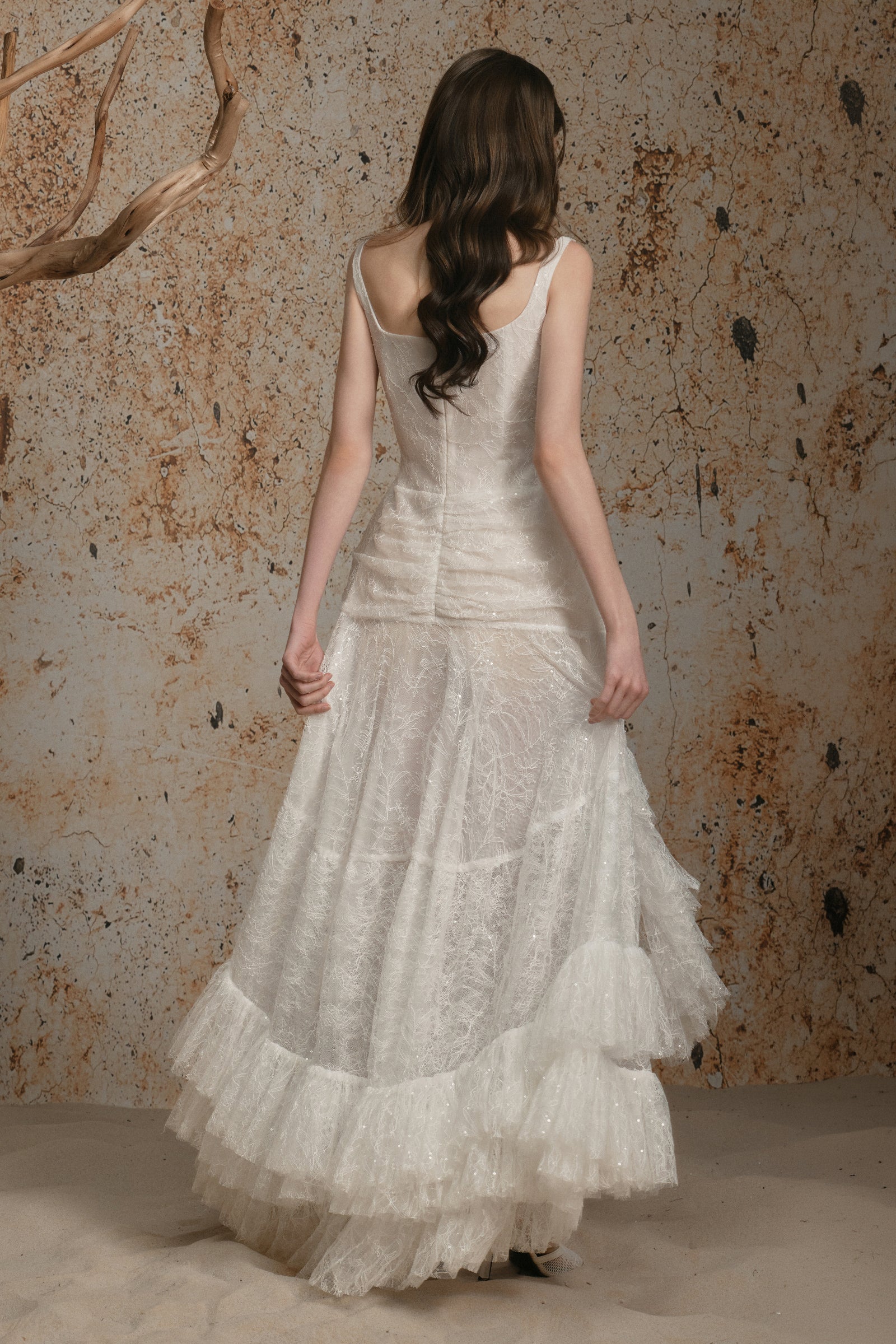 Sia Asymmetric Maxi Dress