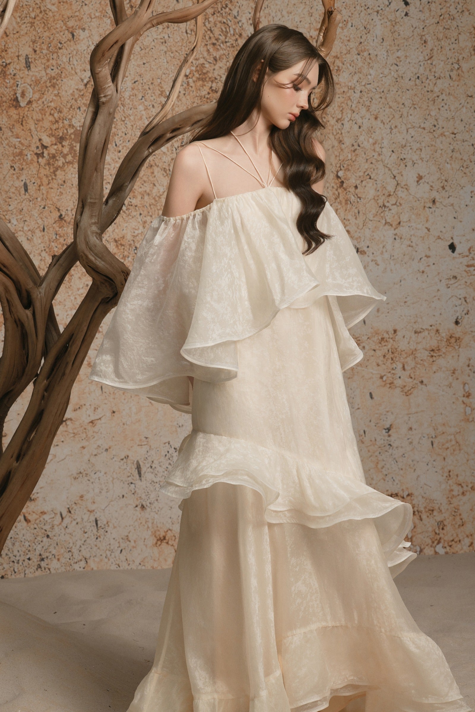 Verona Ruffle Maxi Dress