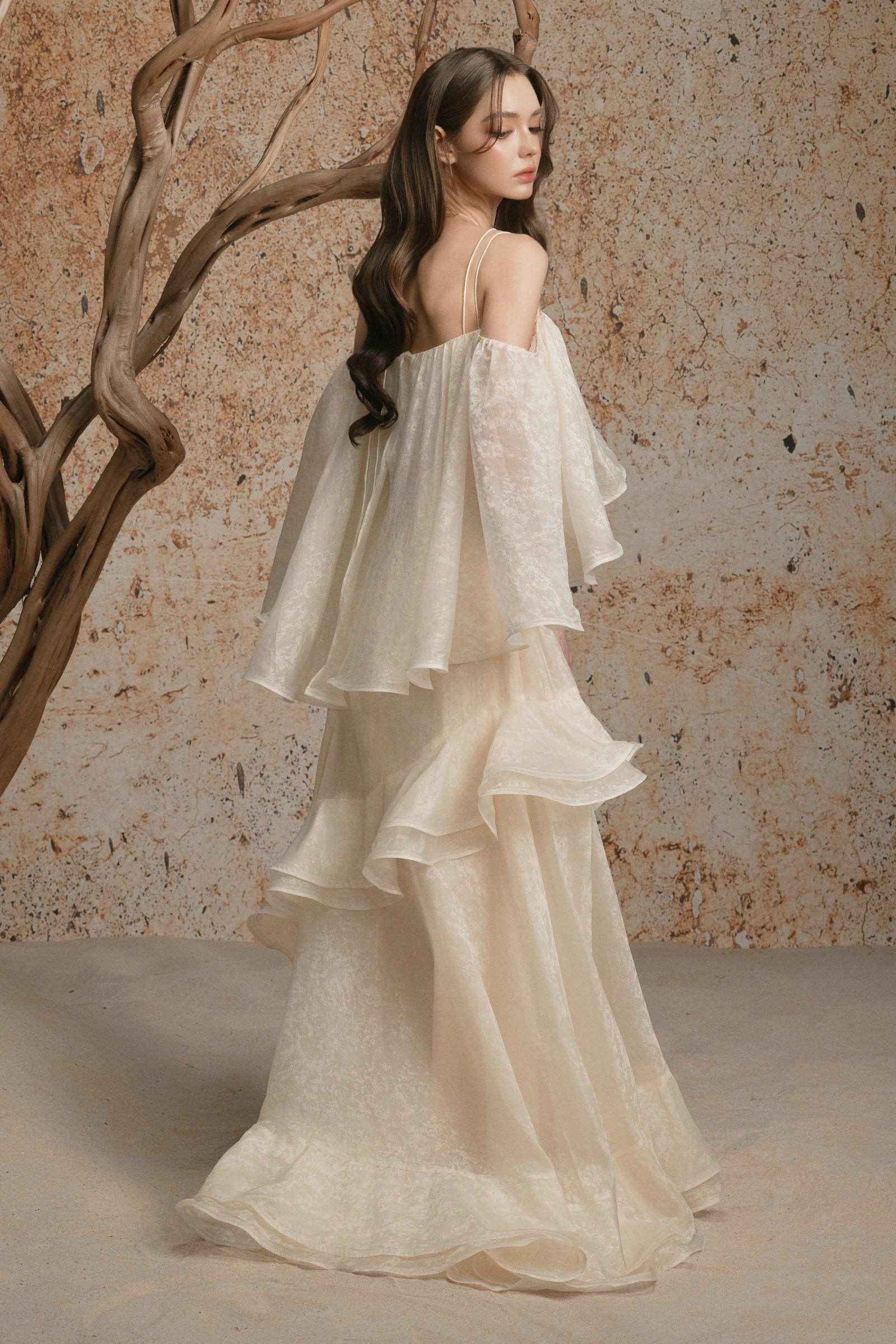 Verona Ruffle Maxi Dress