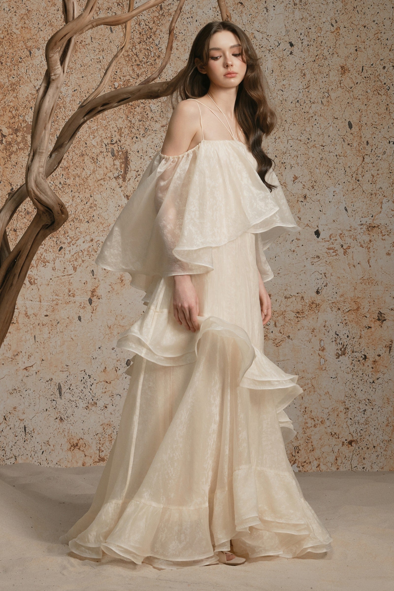 Verona Ruffle Maxi Dress