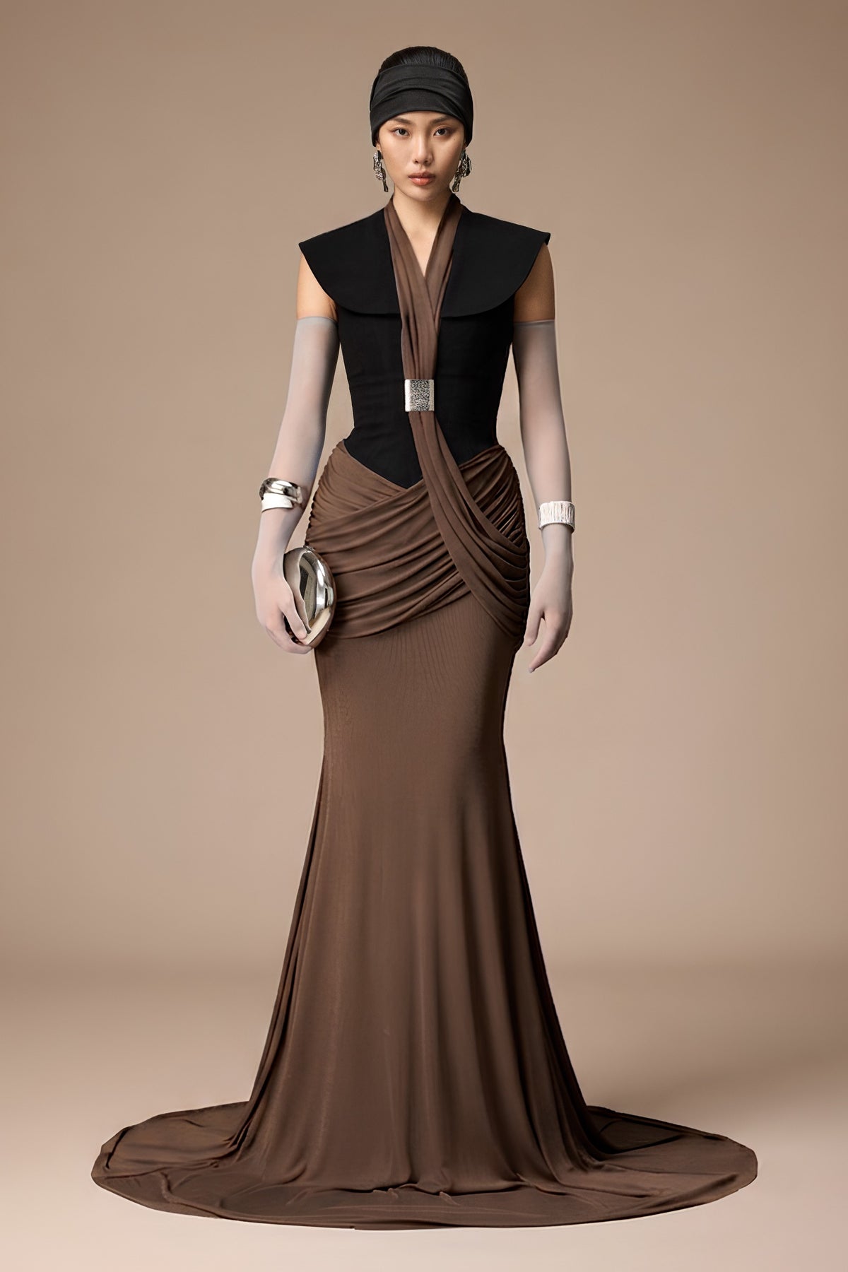 Bourbon Mermaid Maxi Dress