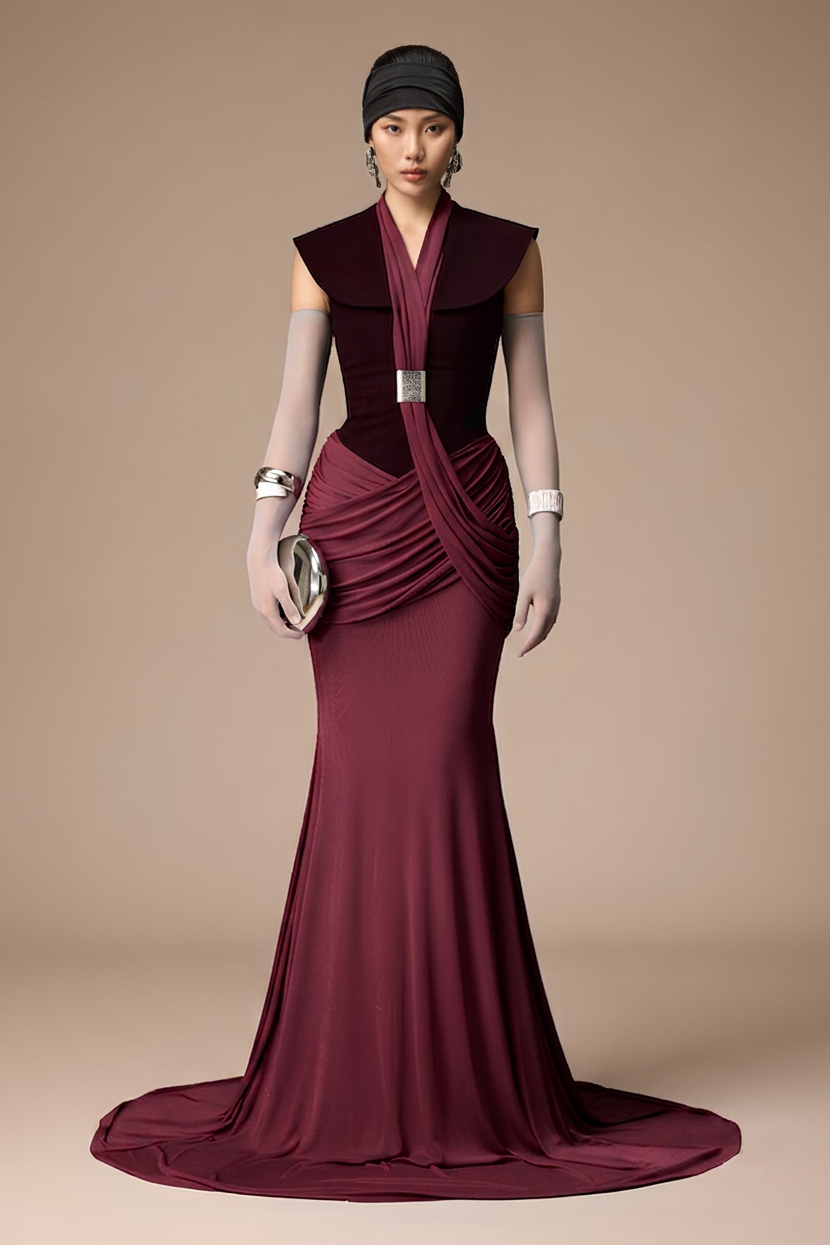 Bourbon Mermaid Maxi Dress