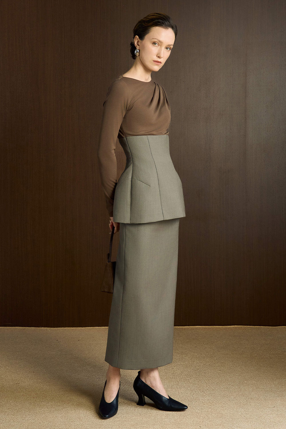 Enchanted Puffy Long Sleeved Twill Top