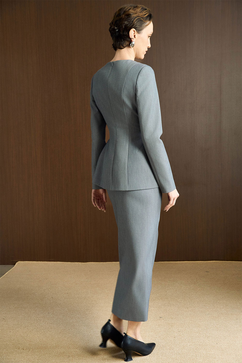 Beyon Structured Long Sleeved Polyester Top