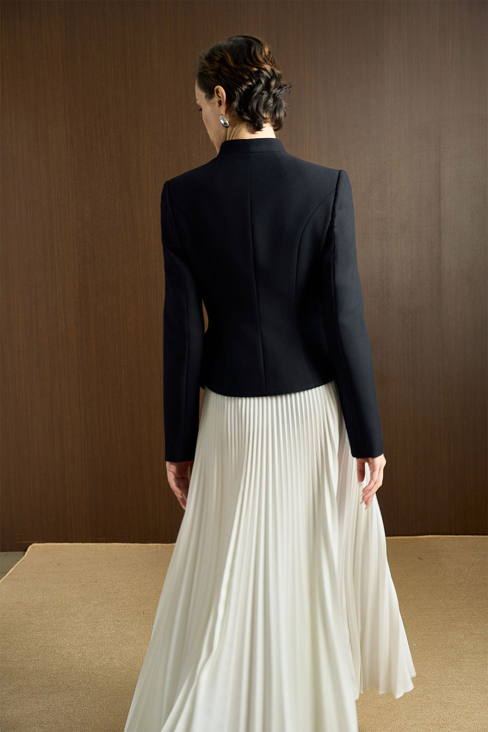 Willy Hourglass Long Sleeved Twill Blazer