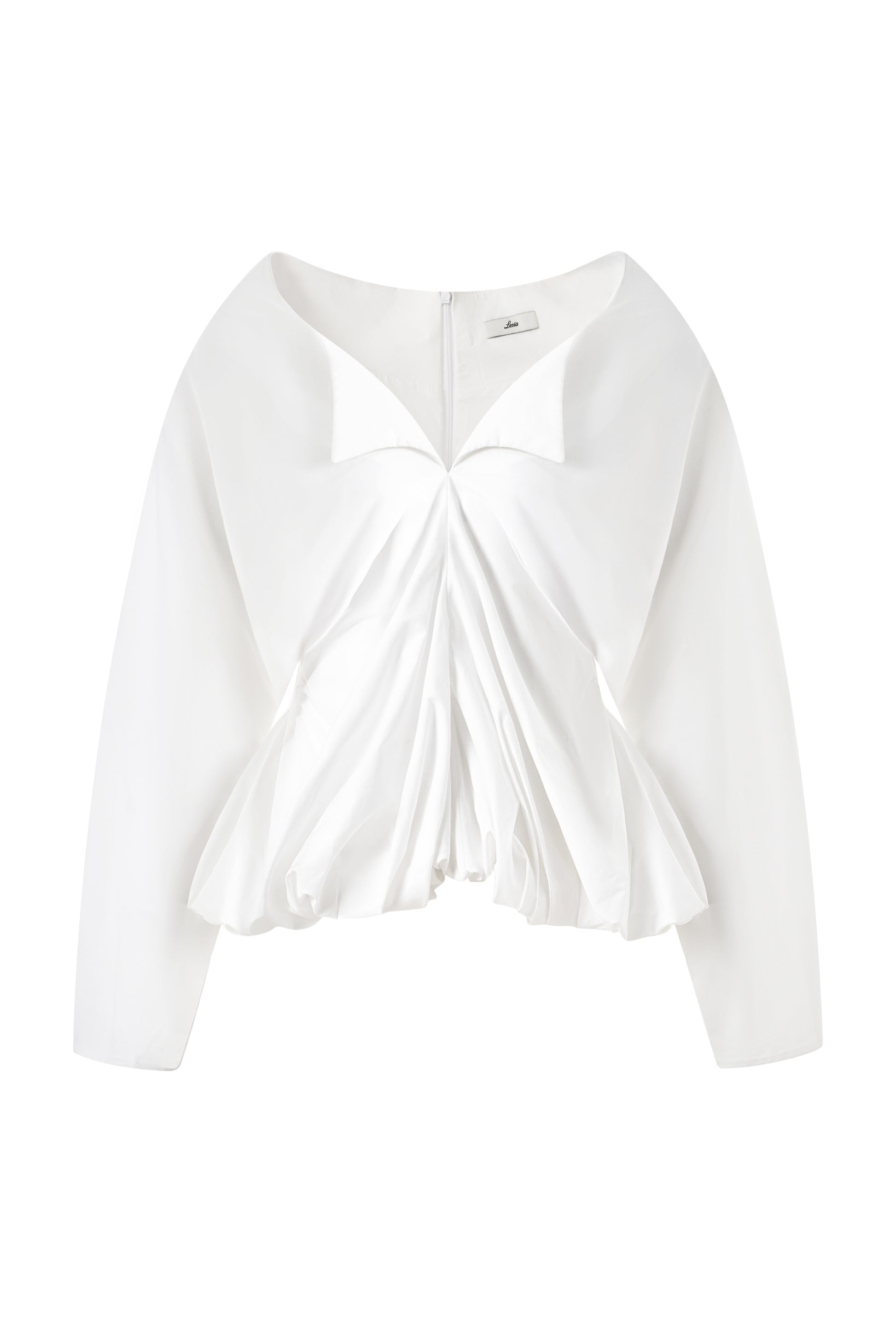Kaisley Blouson Gathered Cotton Blouse
