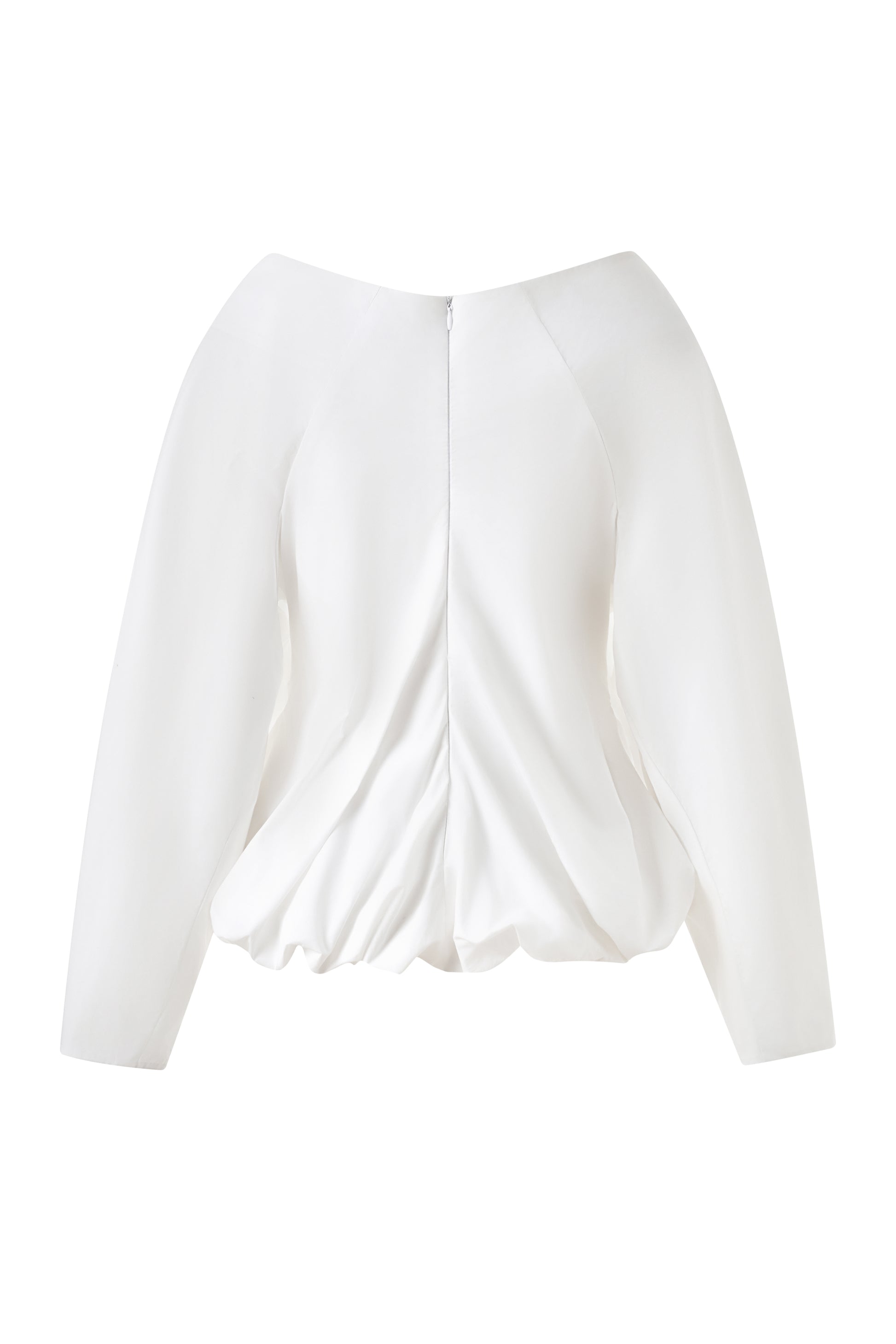 Kaisley Blouson Gathered Cotton Blouse